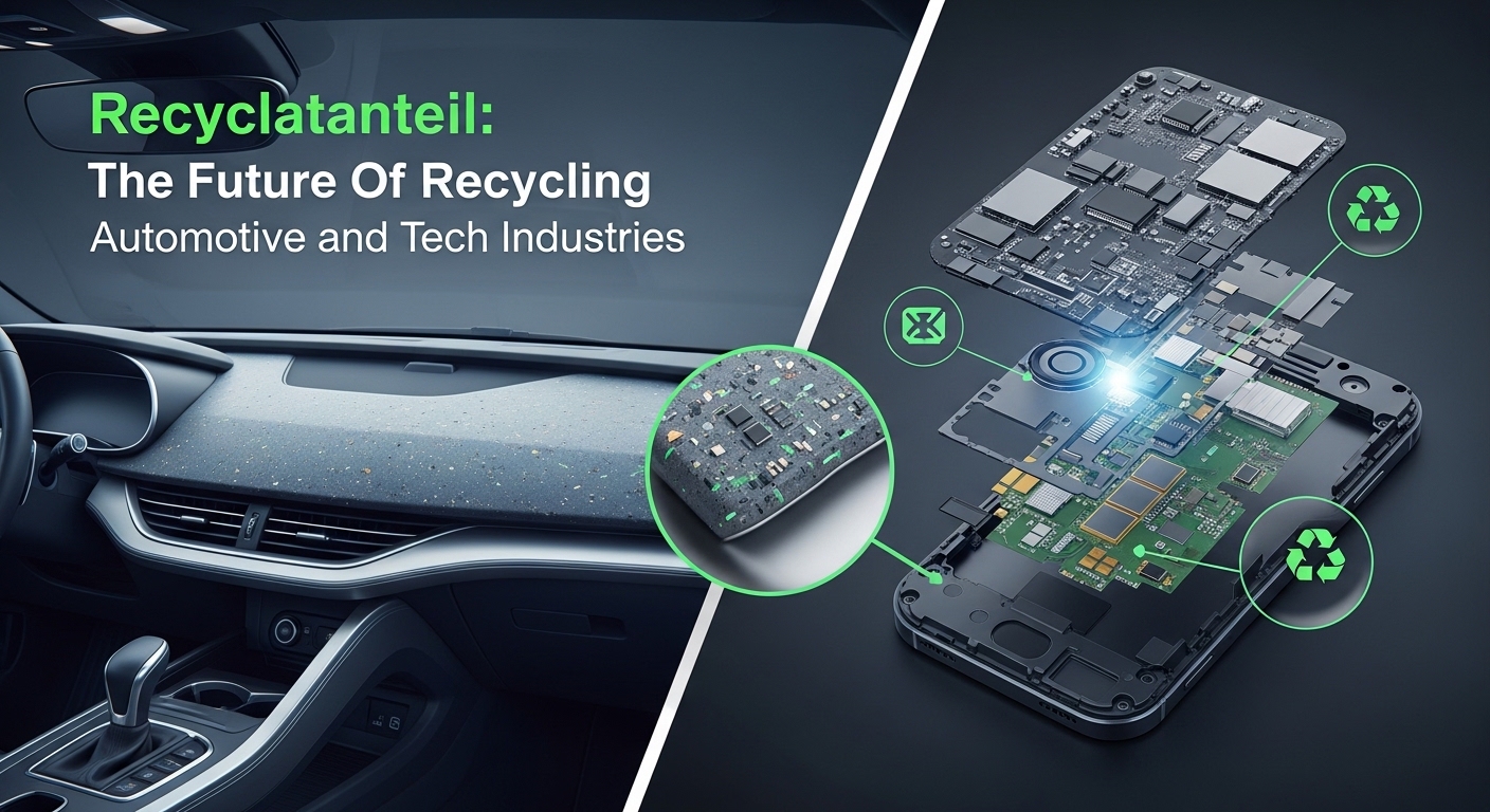 Recyclatanteil: The Future Of Recycling Automotive and Tech Industries