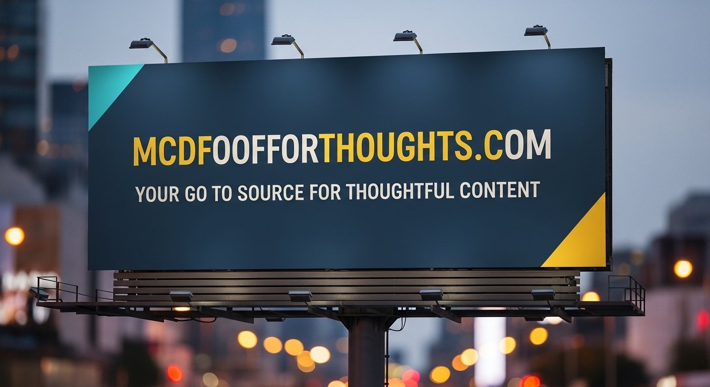 Mcdfoofforthoughts.com: Your Go To Source for Thoughtful Content
