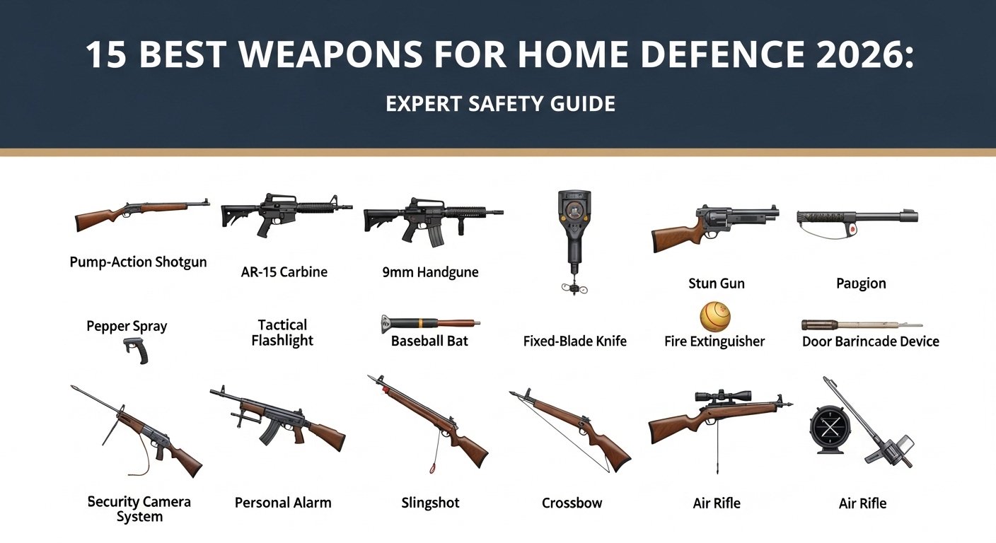 15 Best Weapons for Home Defence 2026: Expert Safety Guide